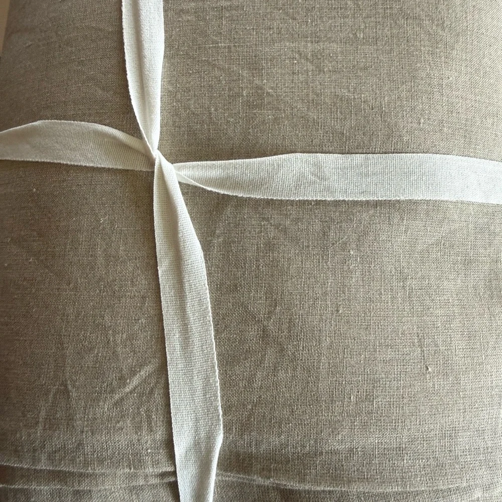 Quince European Linen Blackout Curtain Panel Dark Flax Size 96”x84”‎ NWT